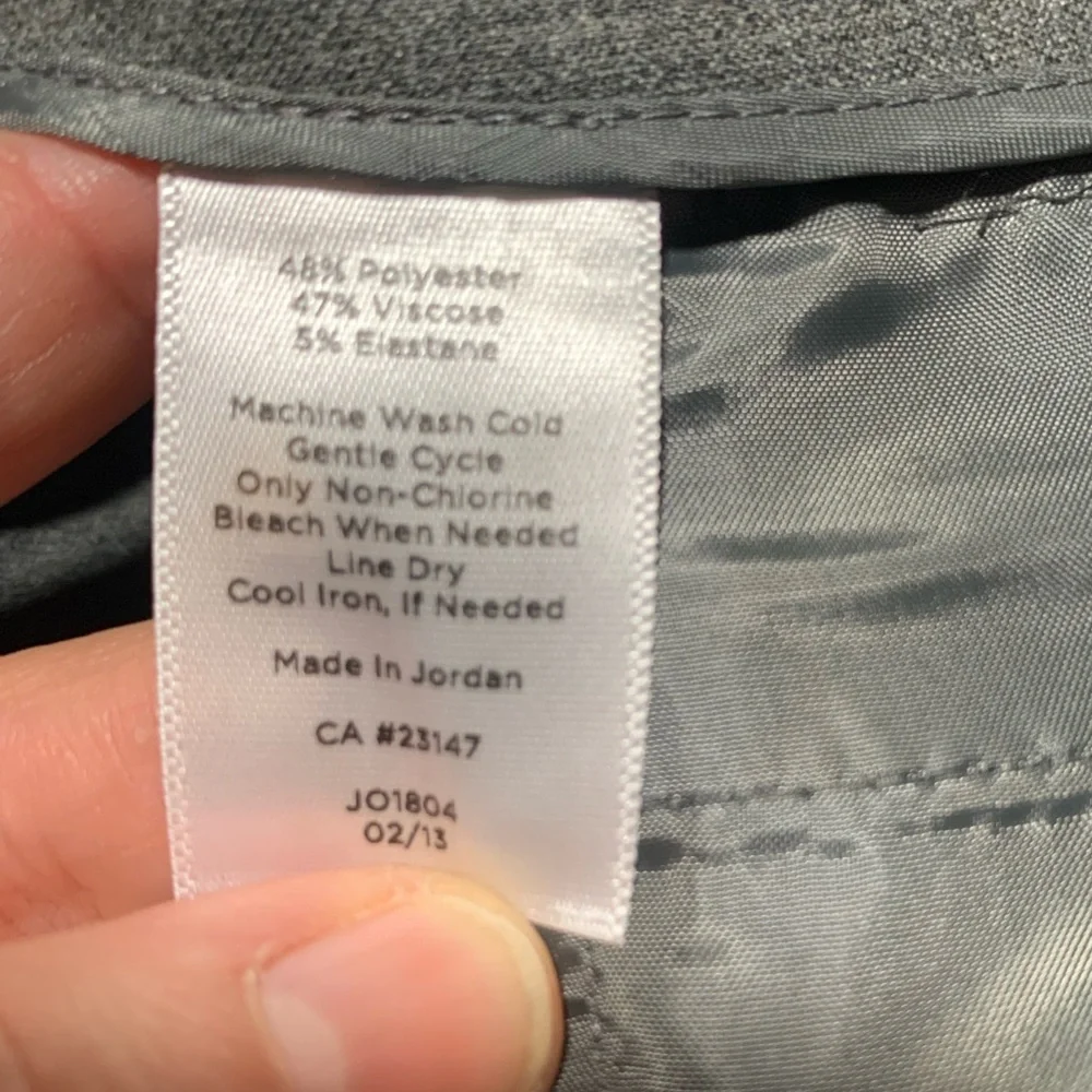 NWT Talbots Signature ankle Gray Dress Pants. Petites. Size 14WP. - Picture 4 of 11